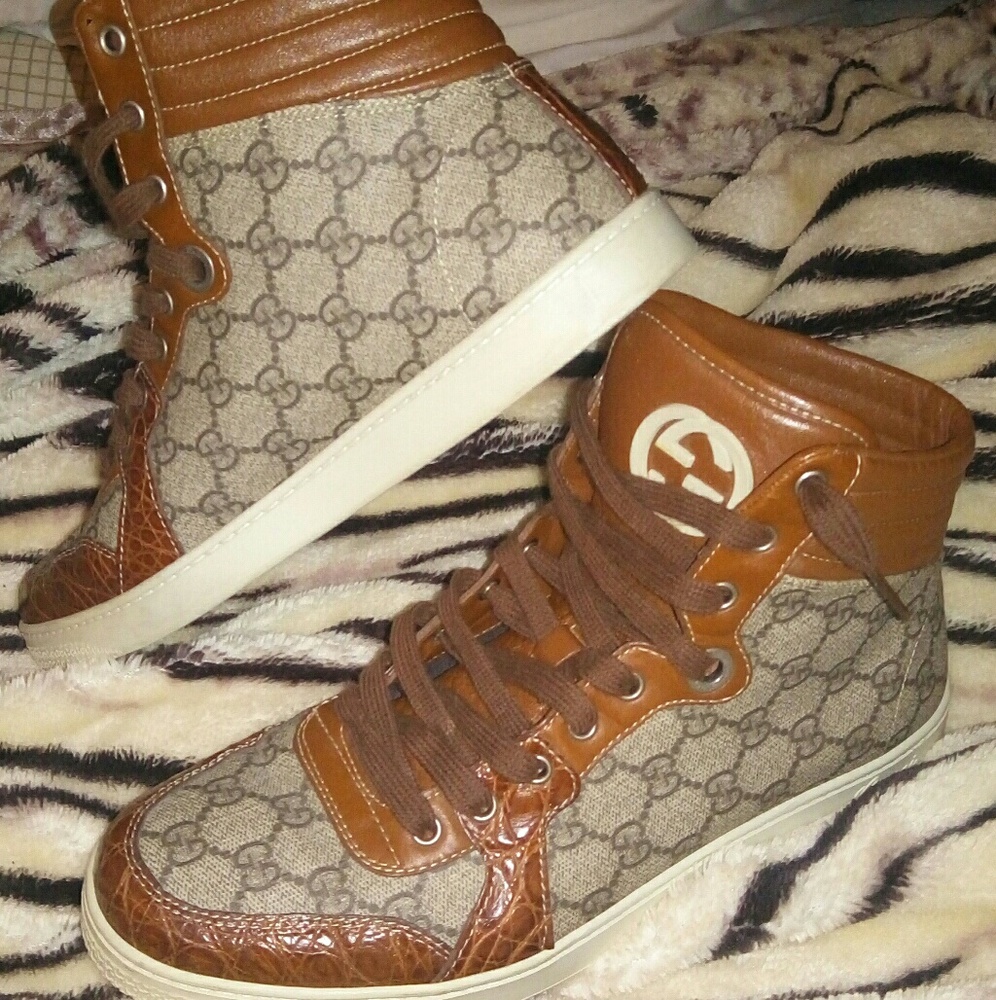 Gucci High Top Sneakers Very Rare